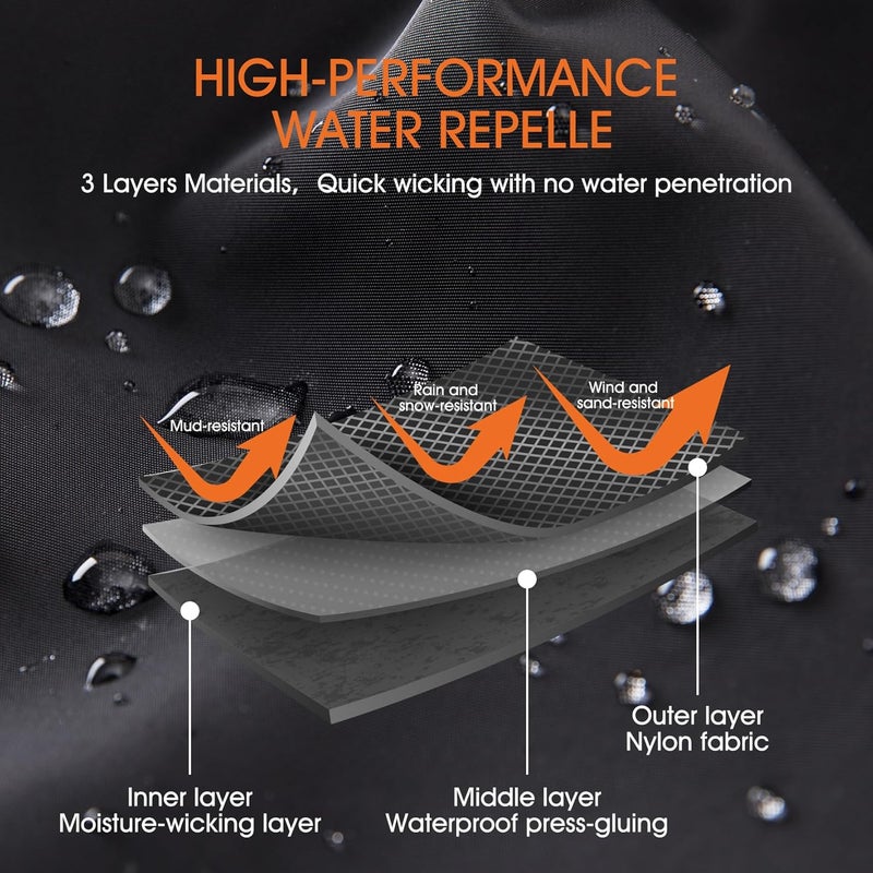 goooutside Waterproof Hiking Gaiters, Outdoor Snow Boot Gaiters - Image 4